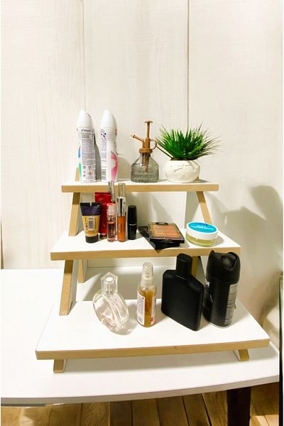 PEKA Table Organizer Countertop Organizer Bathroom Shelf Three Shelves Organizer Bathroom - Kitchen Organizer