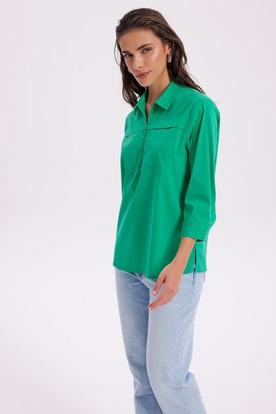 Masha Kate ΜΠΛΟΥΖΑ POLO LAPEL