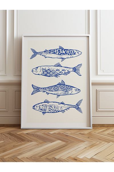 HOMEPACK Single Wooden Framed Painting One Piece Poster Painting Tk/872