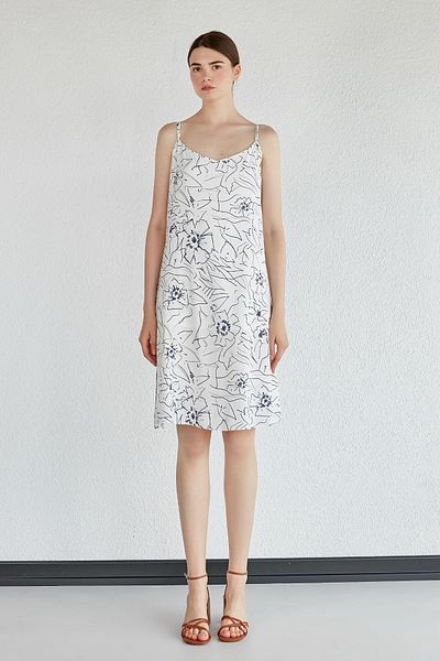 Masha Kate Rochie cu bretele cu imprimeu floral