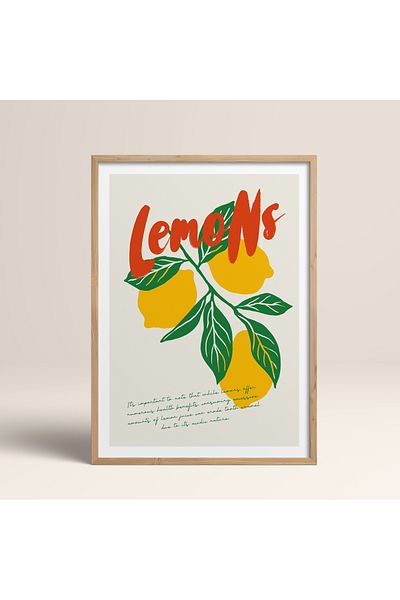 HOMEPACK Единична картина в дървена рамка, единичен плакат, картина TK/881