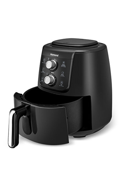 HOMEND Airfryday 2509h Siyah Silver Çelik Hazneli 4 Lt