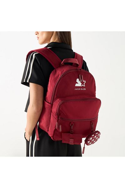 Starter Slogan Print Backpack With Adjustable Straps And Detachable Pouches