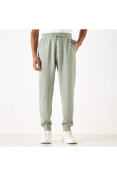 Kappa Logo Embroidered Joggers With Drawstring Closure And Pockets