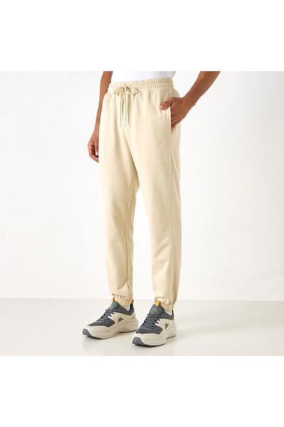 Kappa Solid Joggers With Drawstring Closure And Pockets