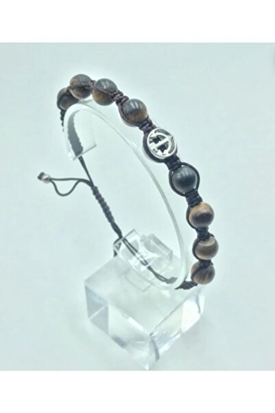 Arjew Doğal Taş Kaplangözü Taşlı Çapa Figürlü Makrome Bileklik