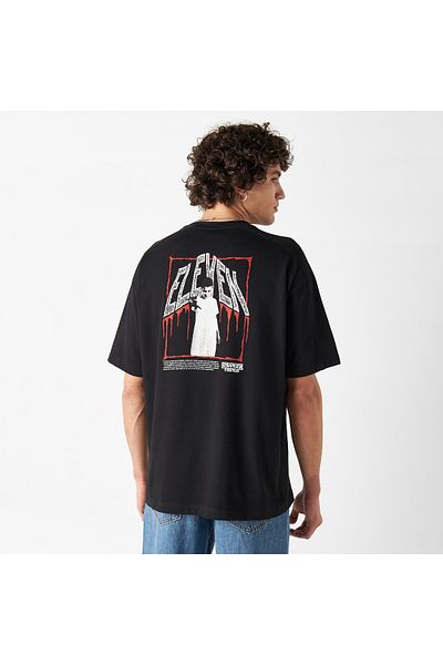 SP Characters Stranger Things Print T-shirt With Crew Neck And Short Sleeves