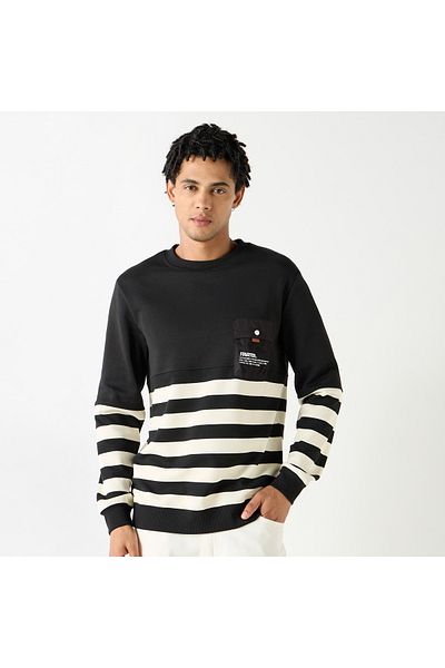 Starter Striped Sweatshirt With Long Sleeves
