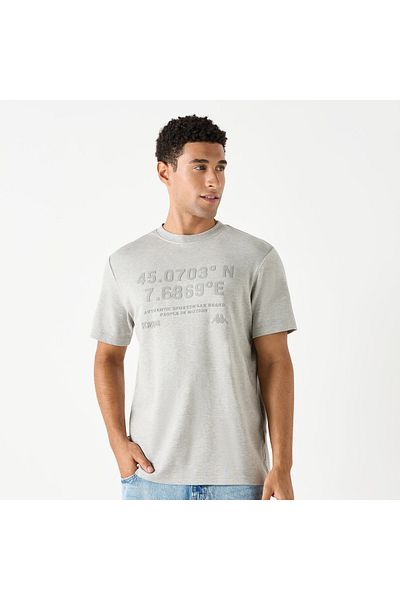 Kappa Embossed T-shirt With Short Sleeves