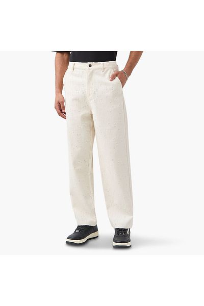 Lee Cooper Textured Mid-rise Straight Denim Pants