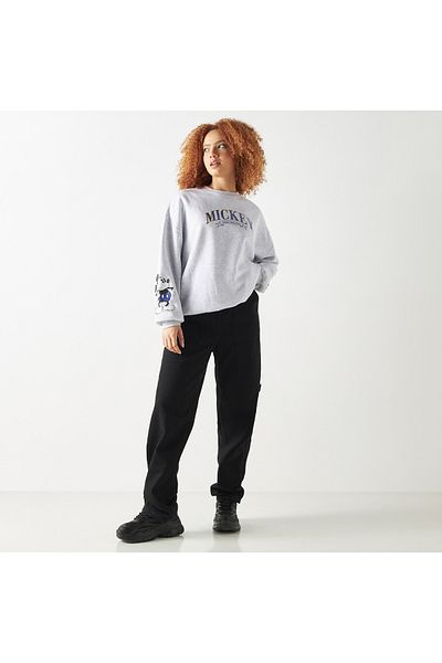 SP Characters Mickey Mouse Detail Sweatshirt With Crew Neck