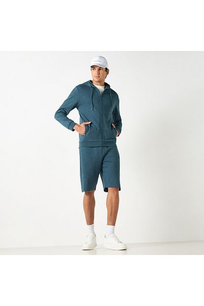 Kappa Logo Embroidered Hooded Sweatshirt With Pockets