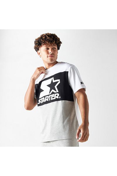 Starter Print Crew Neck T-shirt With Short Sleeves