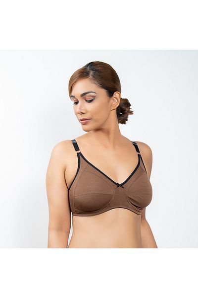 Aadaraya Set Of 3 - Assorted A-frame Bra With Hook And Eye Closure