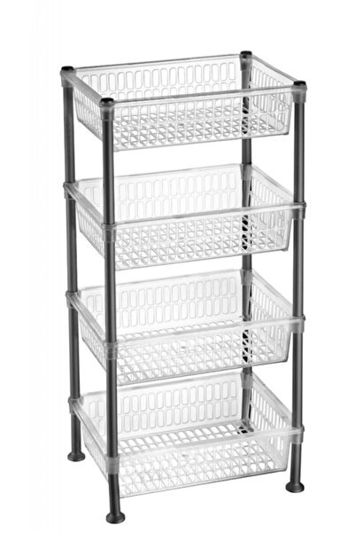 Genel Markalar Şeffaf Dikdörtgen Sebzelik, Turuncu, Dayanıklı ve Pratik Sakla...