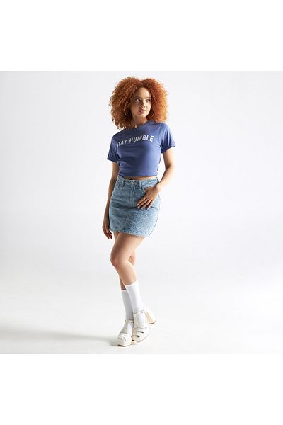 FAV Typography Print T-shirt With Crew Neck And Short Sleeves