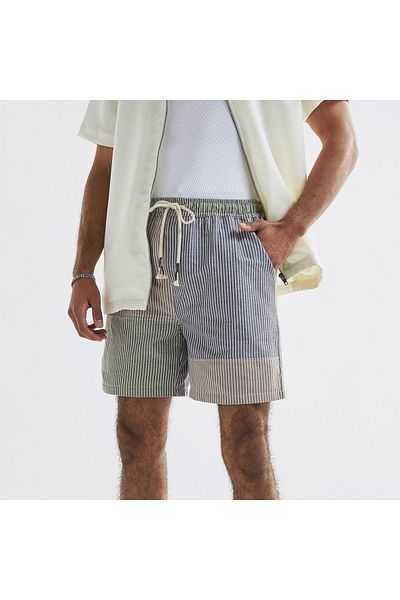 FAV Textured Colourblock Shorts