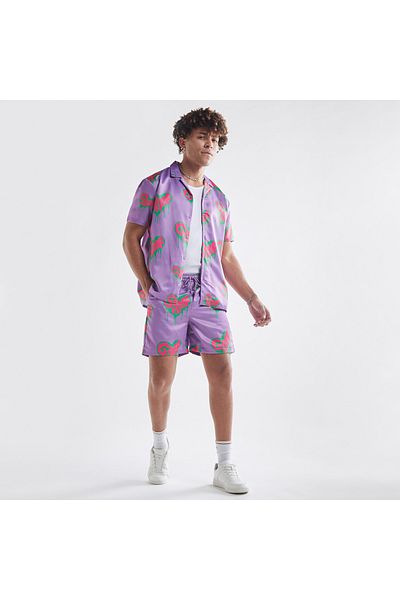 FAV All-over Printed Shorts With Drawstring Closure And Pockets