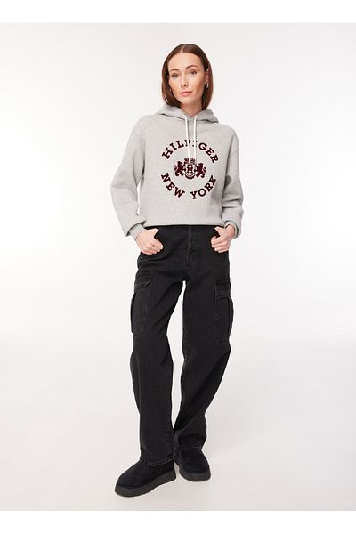 Sisley Pantaloni de damă din denim cu talie normală, picioare drepte, albastru bleumarin închis 4LENLE02V
