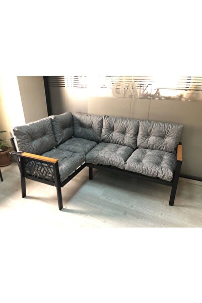 adımshops Miami melisa 2+2 Köşe Yön değiştirilebilir Koltuk Takımı Balkon-bahçe-kafe-mutfak-takımı