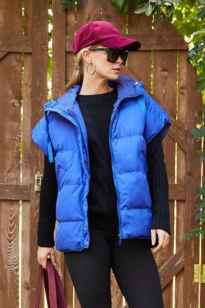 Noa Noa Hooded Oversize Puffer Vest
