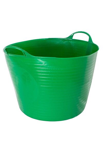 Red Gorilla غوريلا حمراء - أحواض وأحواض سوداء معاد تدويرها - كبيرة 38 لترًا باللون الأخضر