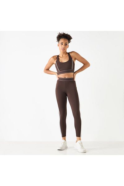 Kappa Logo Embossed Tipping Leggings
