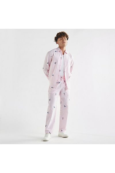 FAV All-over Bird Detail Shirt With Long Sleeves