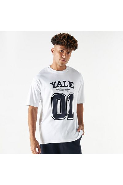 SP Characters Yale University Print Crew Neck T-shirt With Short Sleeves