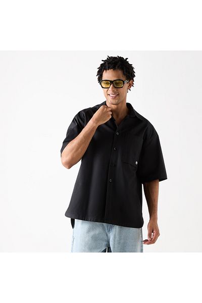 ECKO قميص مريح مع جيب وأكمام قصيرة