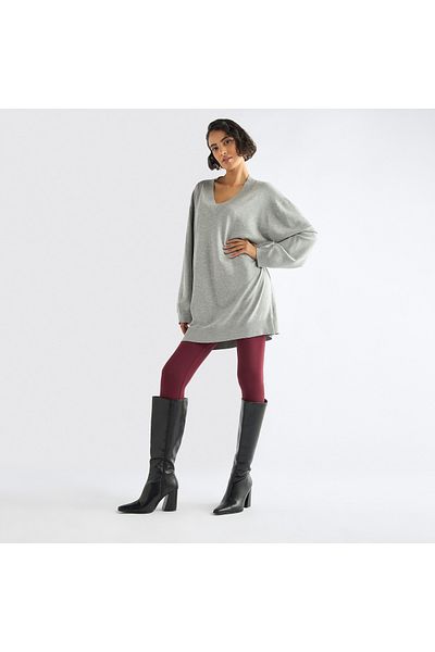 FAV V-neck Sweater With Long Sleeves