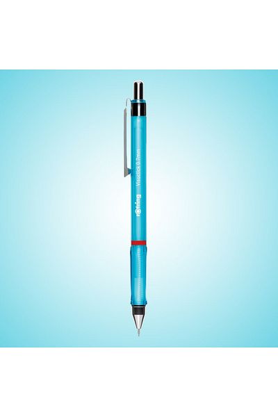 Rotring Ergonomic Visuclick Versatil Pen 0.7 mm Blue Metal Mechanism