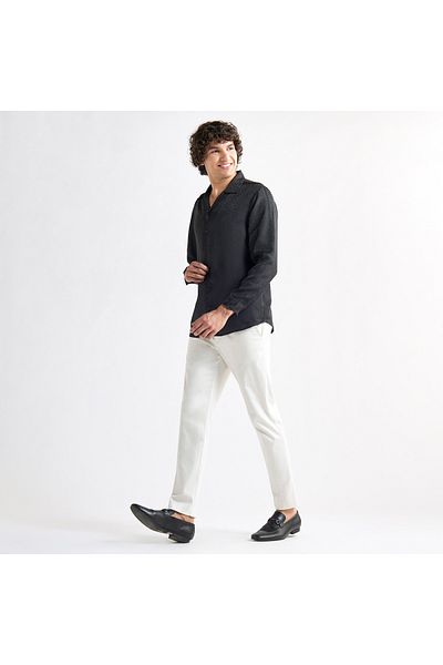 FAV Textured Camp Collar Shirt