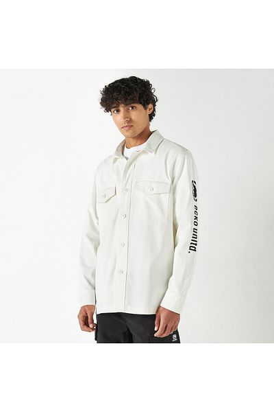 ECKO Unltd Logo Print Utility Shirt With Pockets