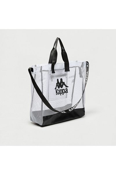 Kappa Logo Print Bag With Double Handle And Zip Closure
