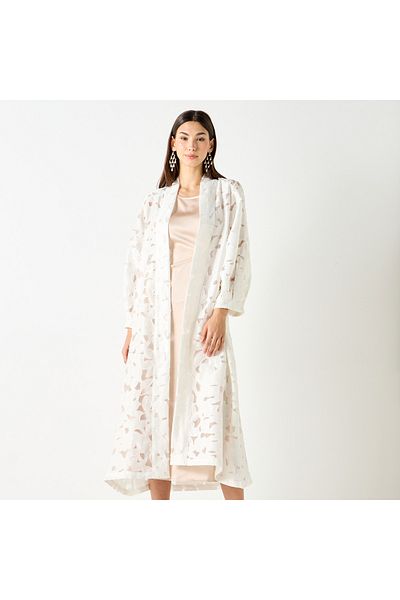 Iconic Textured Kimono Shrug With Long Sleeves