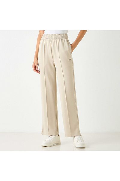 Adot Track Pants With Elasticated Waistband And Pockets