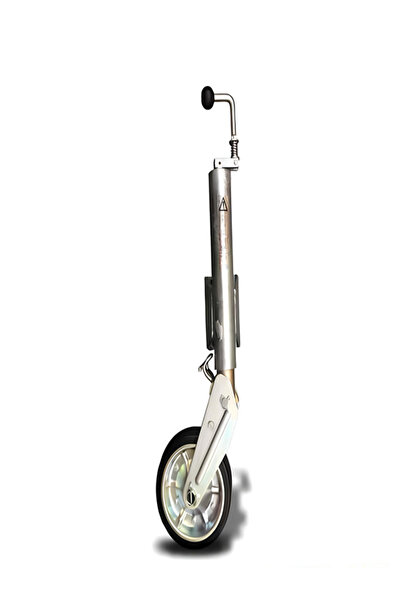 HOOK 800 kg Otomatik Katlanabilir Ön Destek Tekeri Flanşlı