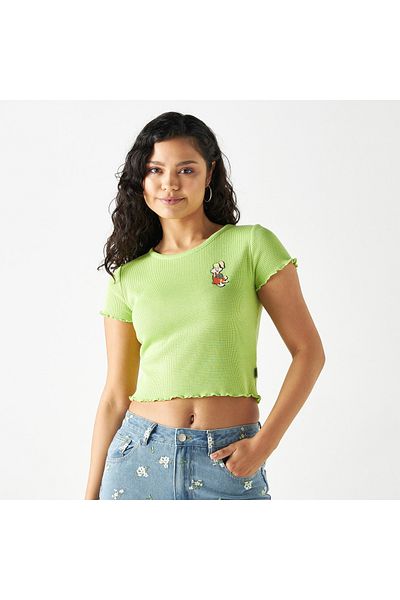 SP Characters Lola Bunny Applique Detail Crew Neck T-shirt With Short Sleeves