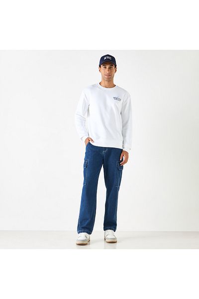 Lee Cooper Printed Sweatshirt With Crew Neck