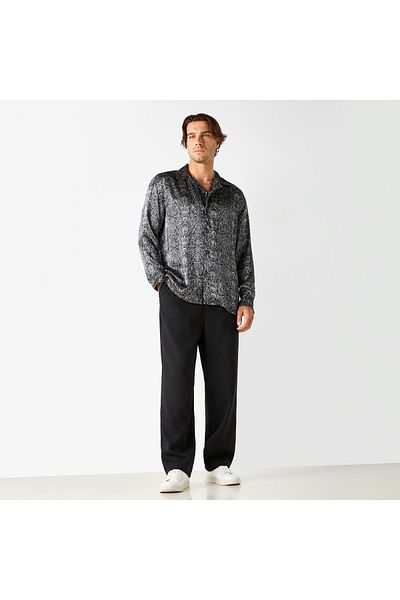 Iconic All-over Print Shirt With Long Sleeves