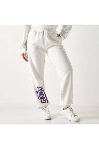 SP Characters New York Giants Print Joggers With Drawstring Closure And Pockets