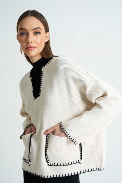 Ritnice Жіночий светр з кишенями Valencia