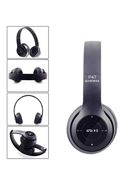 Primo Plus P47 Wireless Headset Black