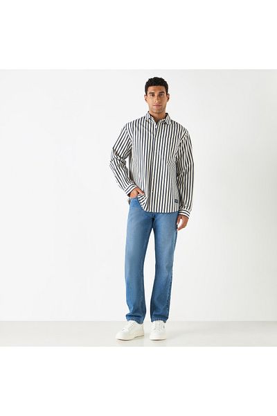 Lee Cooper Striped Shirt With Long Sleeves And Pocket