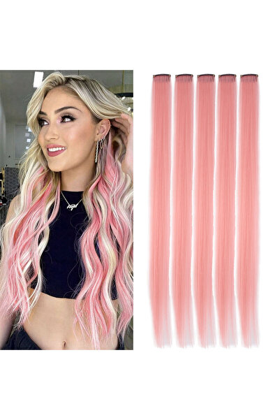 Mina Peruk 5 bucăți de snap sintetic colorat D27