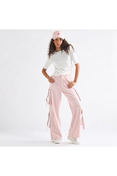 FAV Ruched Detail Crew Neck Top With Short Sleeves