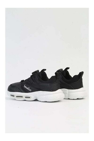 Benetton BNI-10253 Unisex Black Sports Shoes