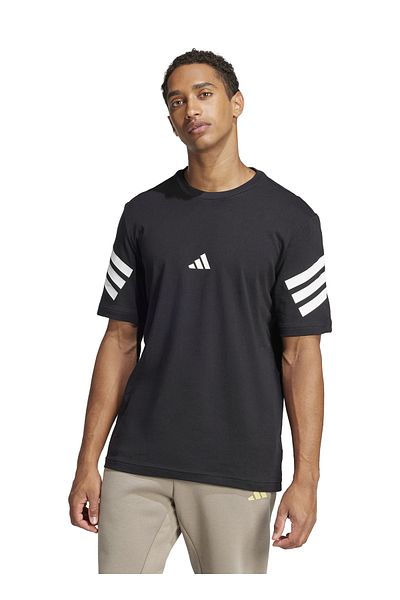 adidas Essentials 3-Stripes Logo Print T-Shirt