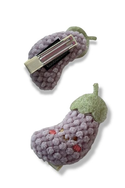 TAKIŞTIR Cataramă laterală cu figuri de vinete de culoare violet
